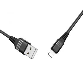კაბელი Hoco U46 iOS Tricyclic Silicone USB to Lightningკაბელი Hoco U46 iOS Tricyclic Silicone USB to Lightning